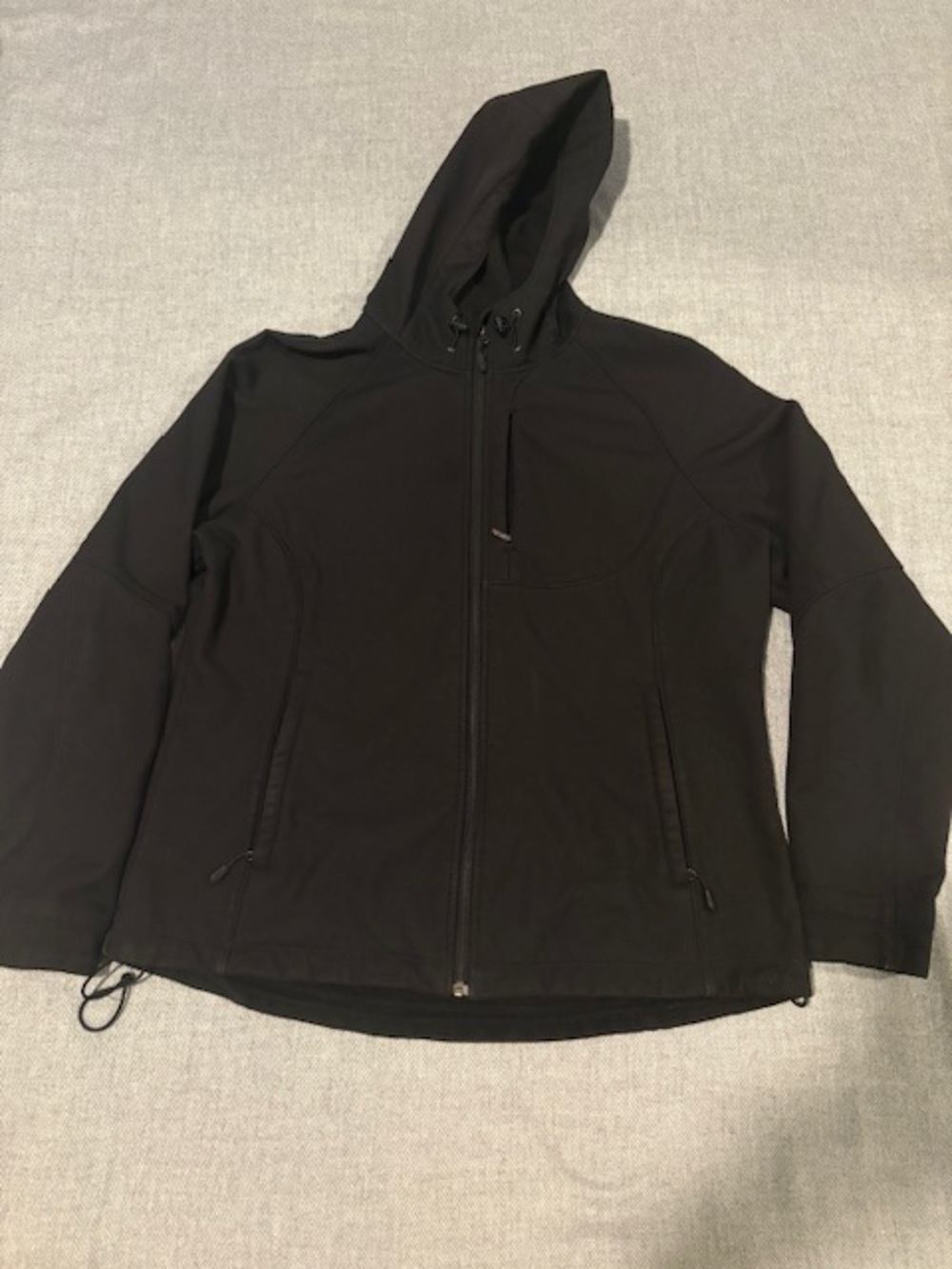 Kirkland Signature Women's Black Hooded Softshell Jacket